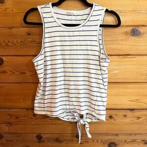 Marine Layer Stipe Sleeveless Cotton top Medium